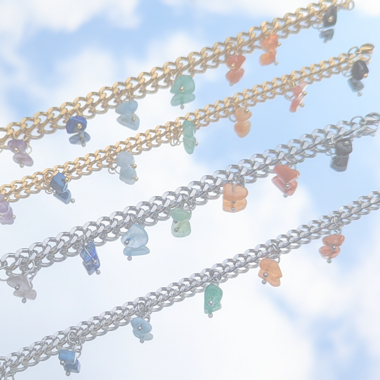 'Heal Me' Crystal Charm Bracelets
