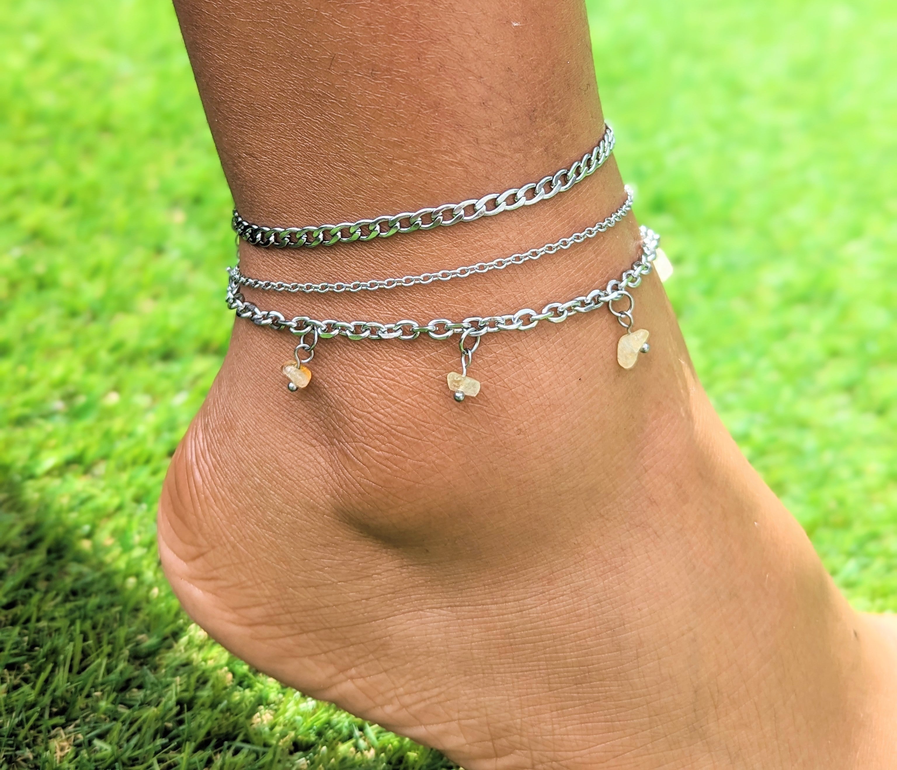 Cable Chain Waterproof Anklet