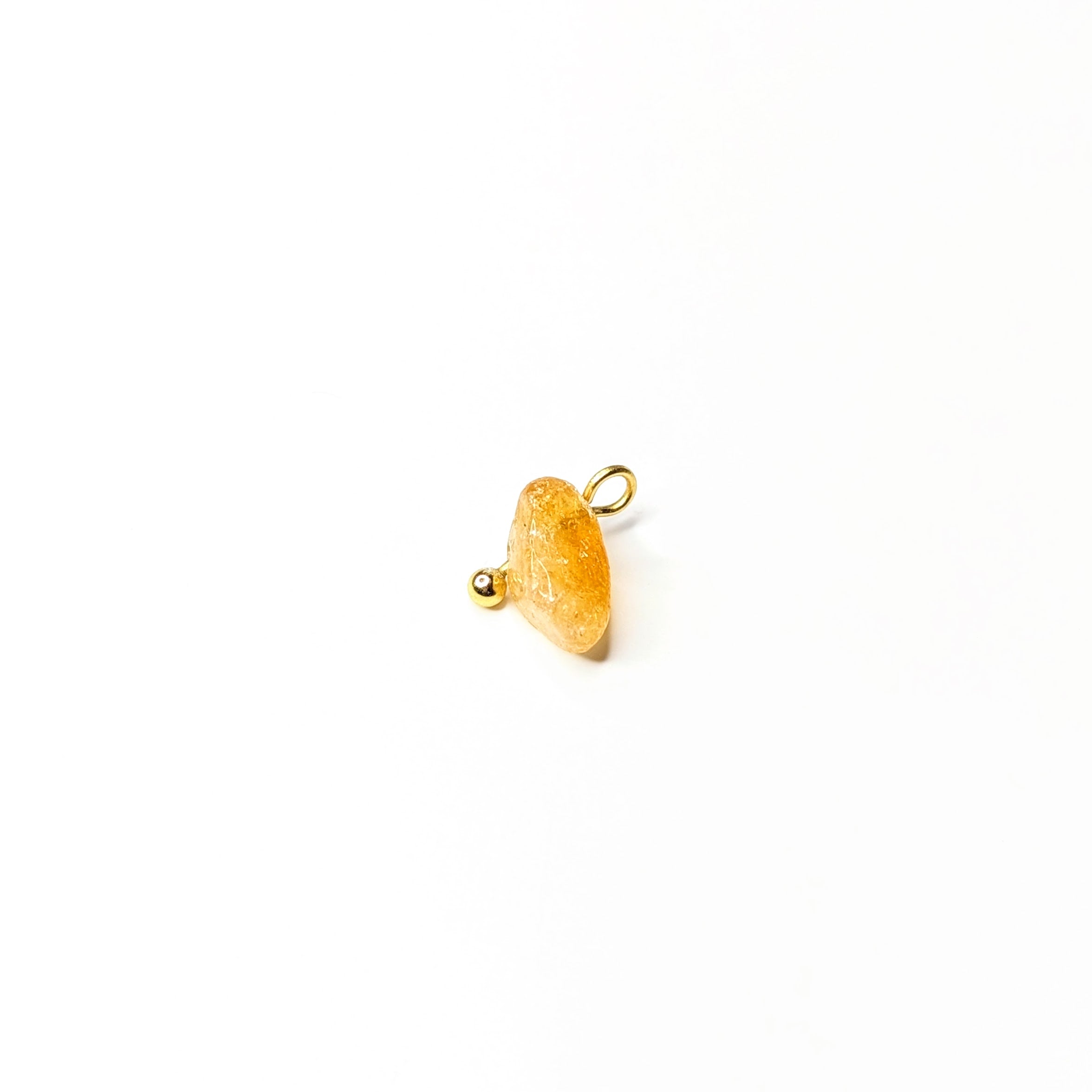 Citrine Crystal Charm