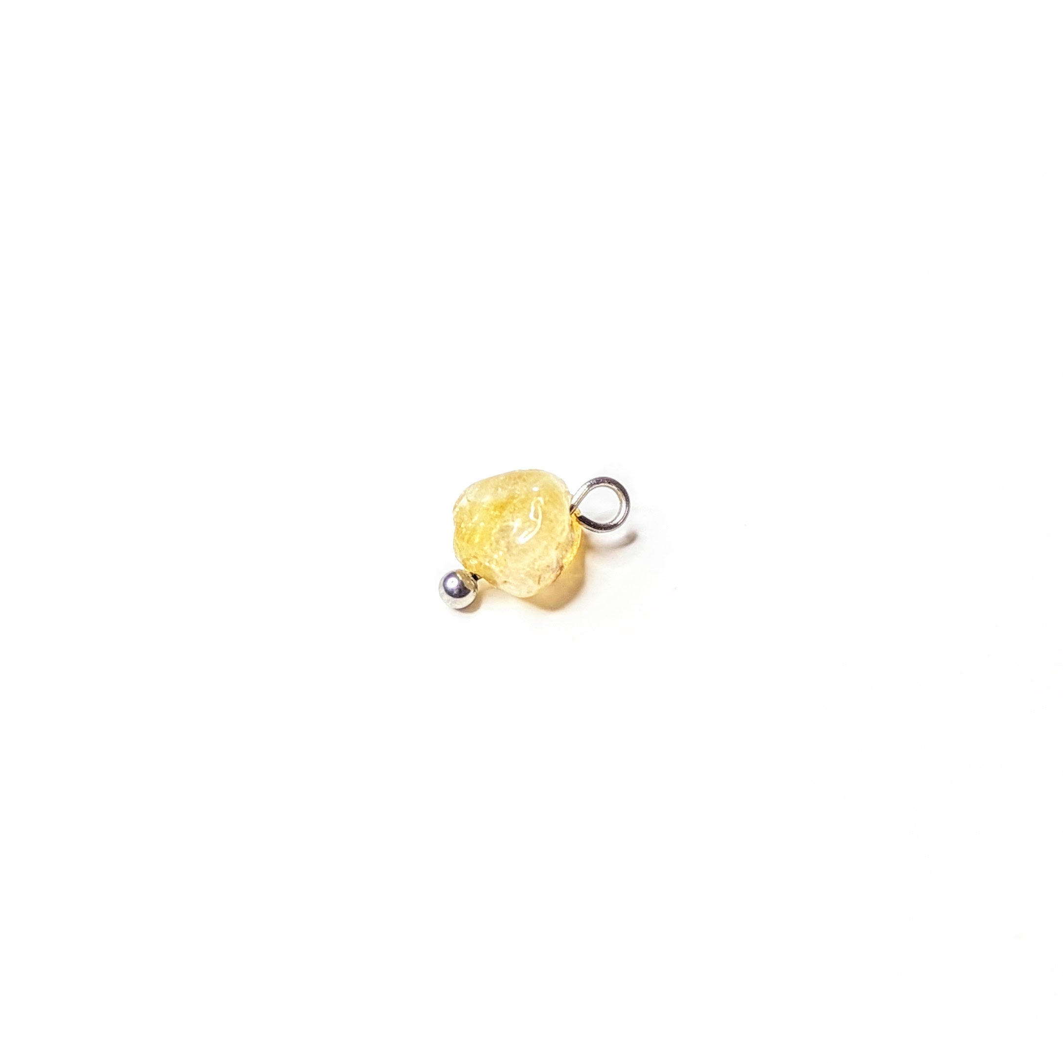 Citrine Crystal Charm