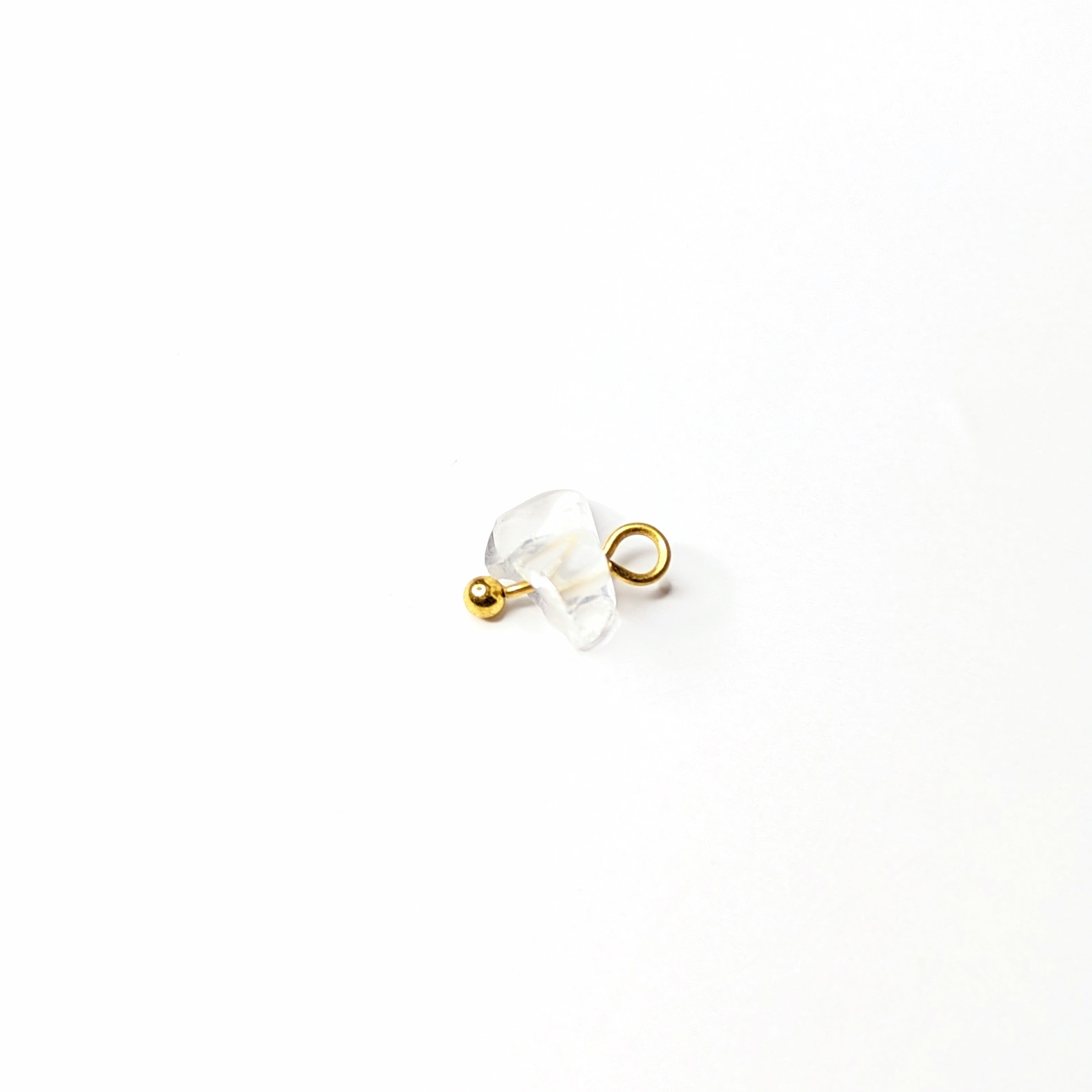 Clear Quartz Crystal Charm