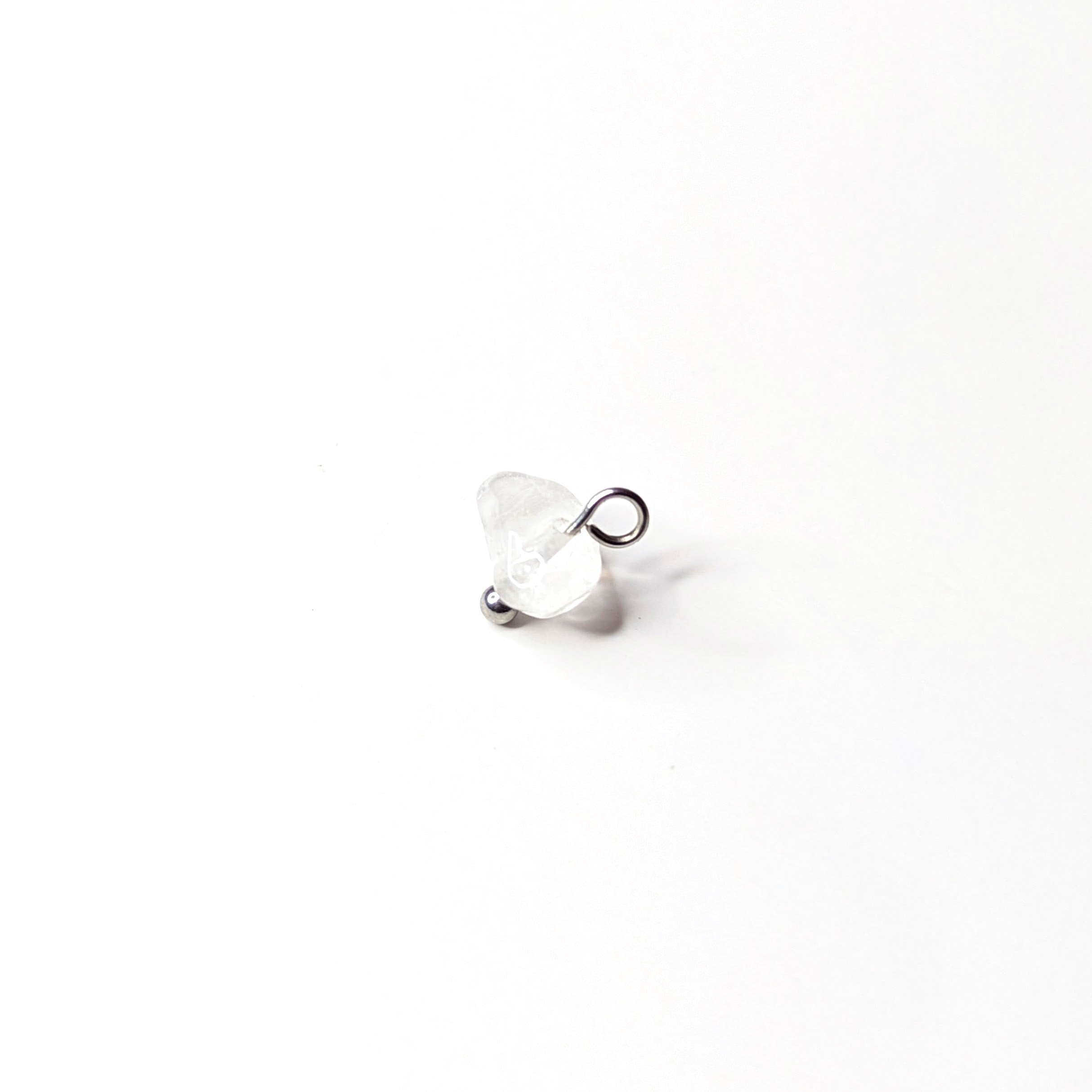 Clear Quartz Crystal Charm