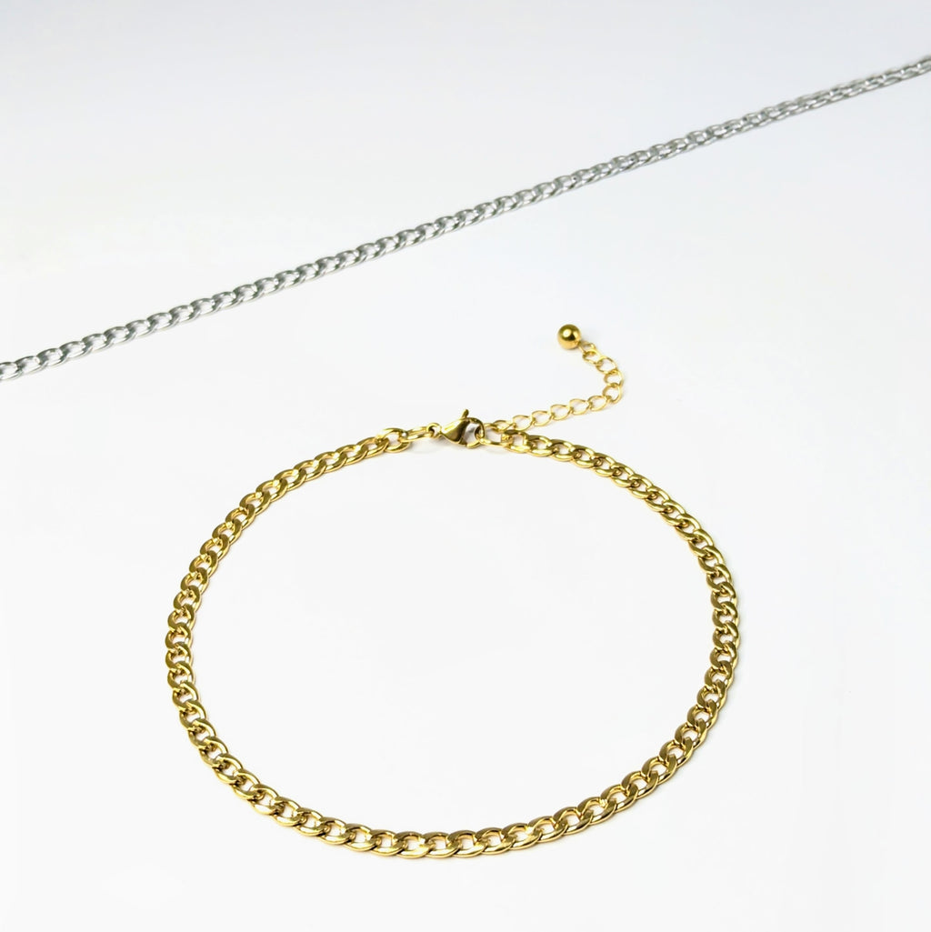 Curb Chain Waterproof Anklet