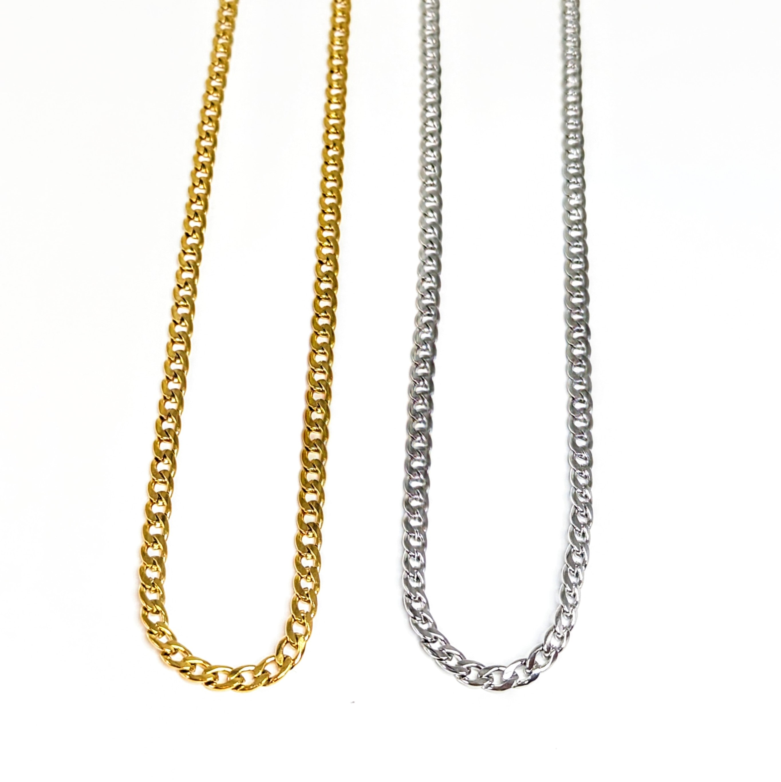 Curb Chain Waterproof Necklace