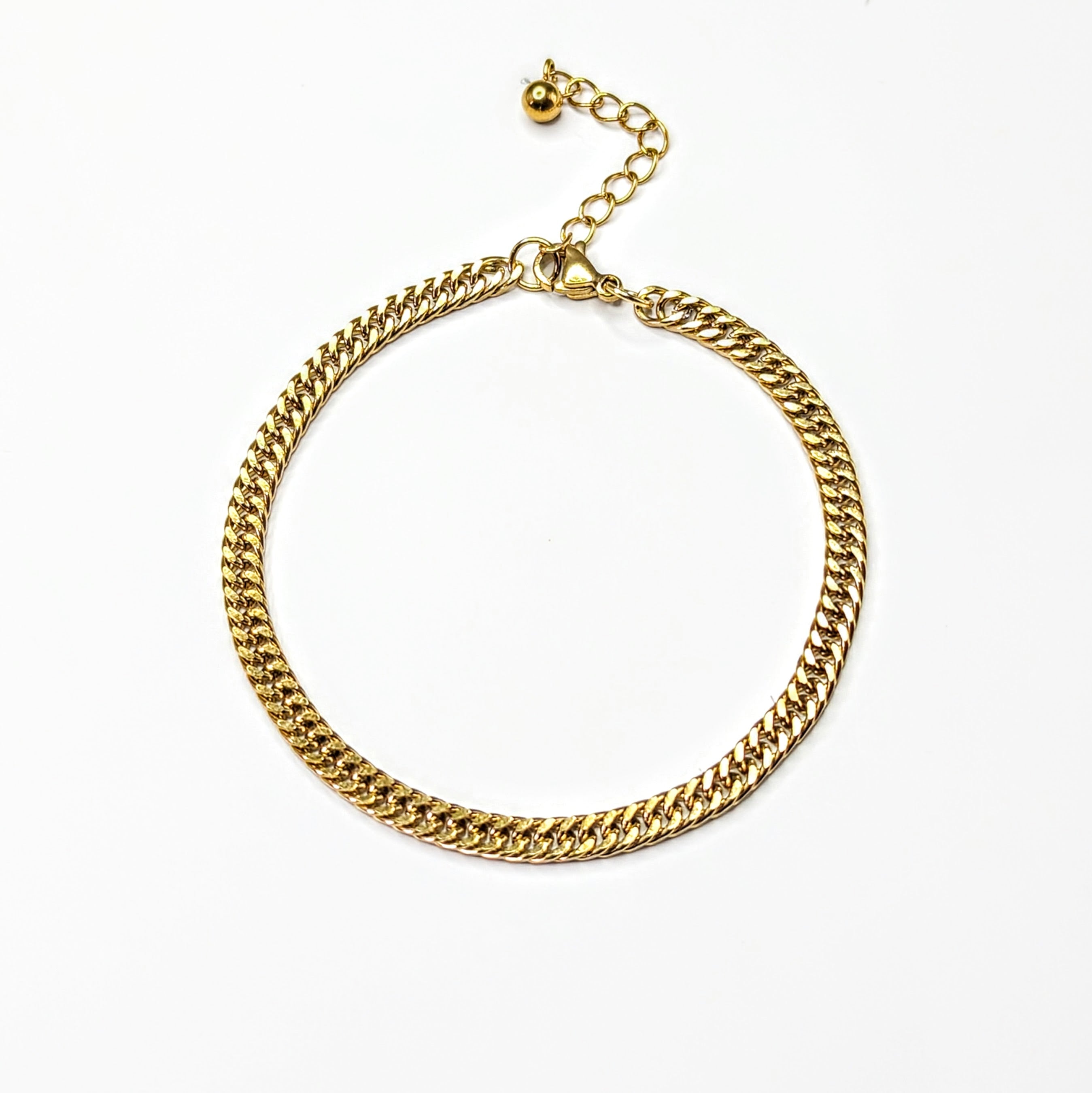 Diamond Curb Chain Waterproof Bracelet