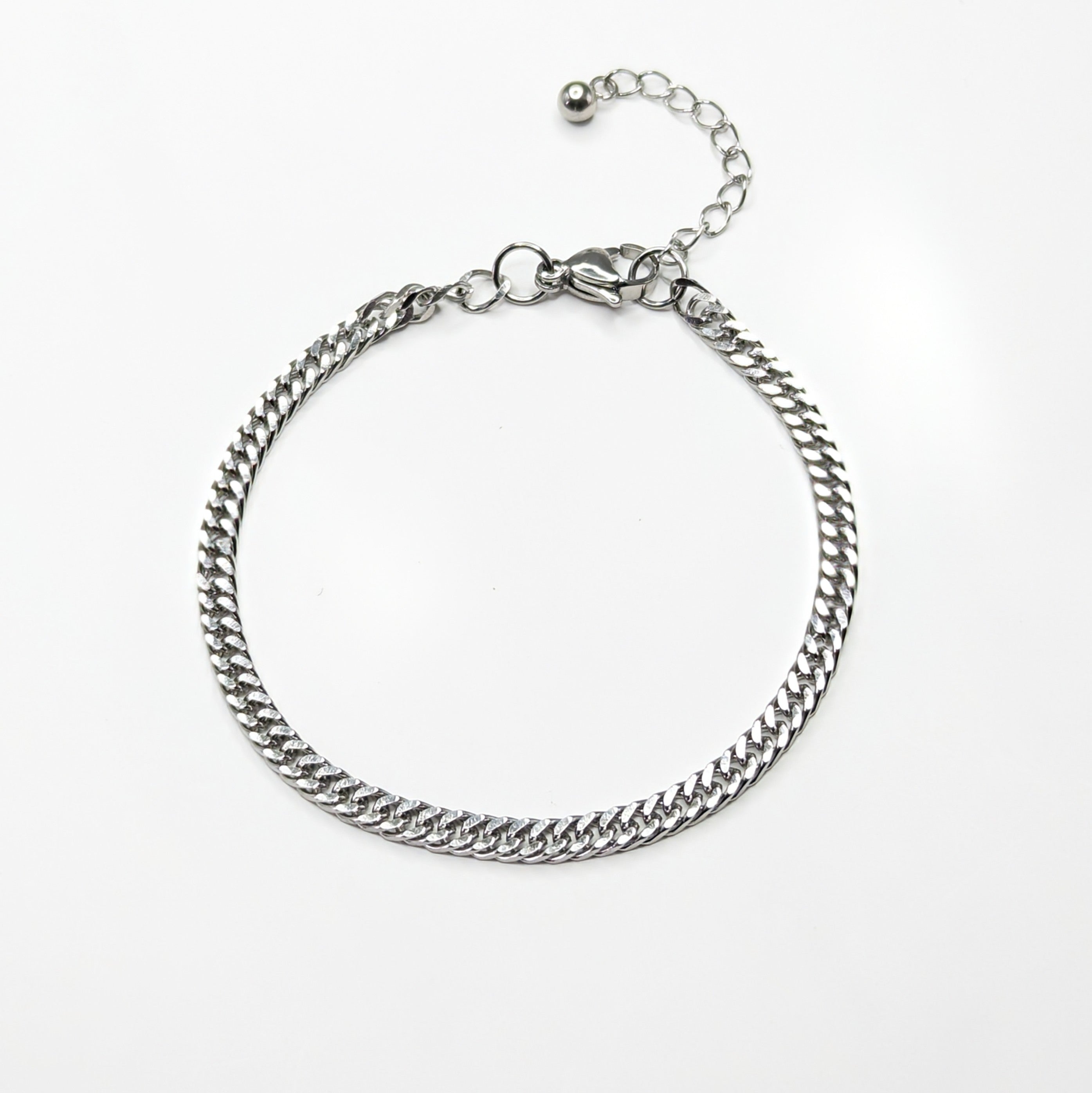 Diamond Curb Chain Waterproof Bracelet