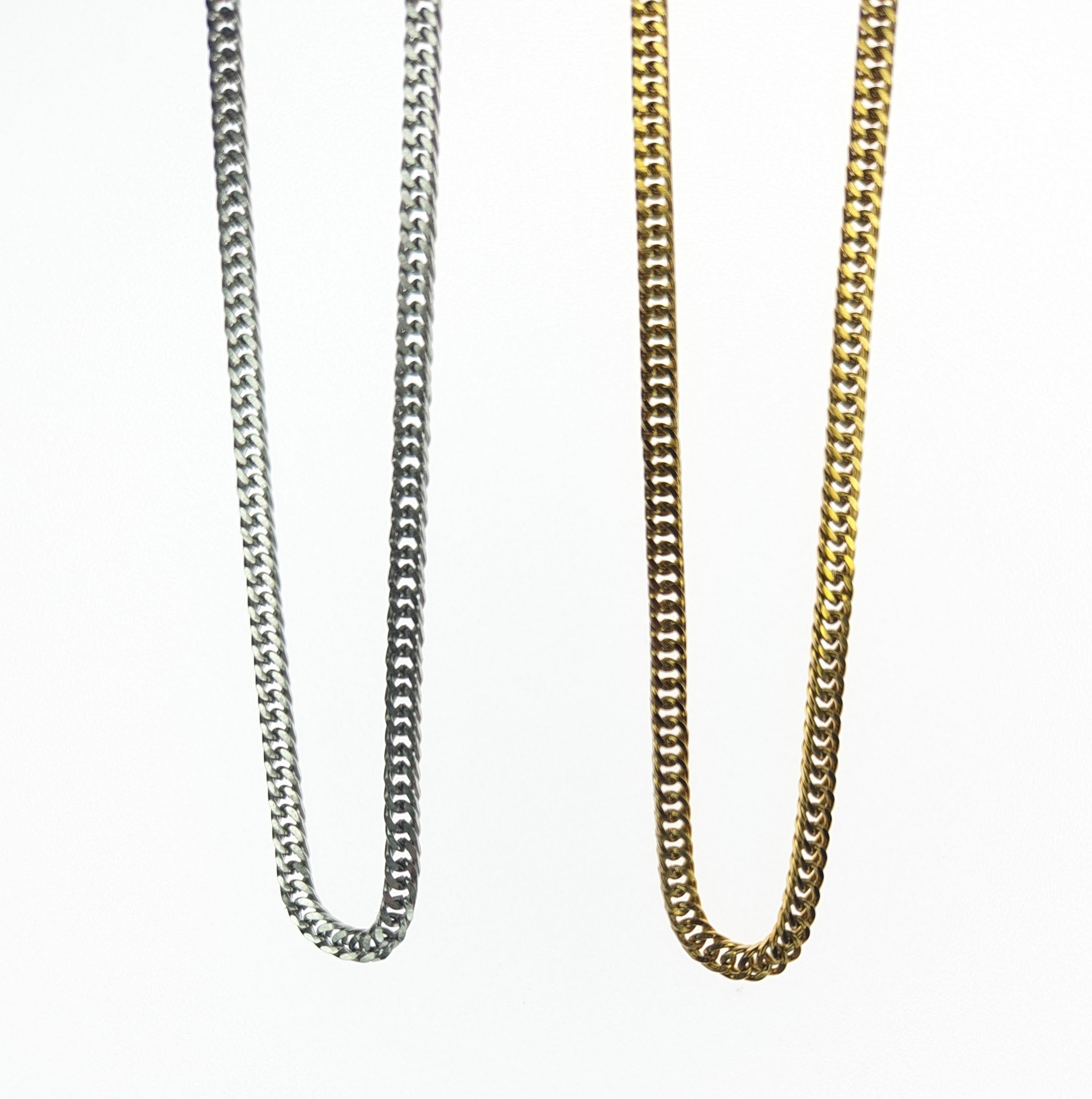 Diamond Curb Chain Waterproof Necklace