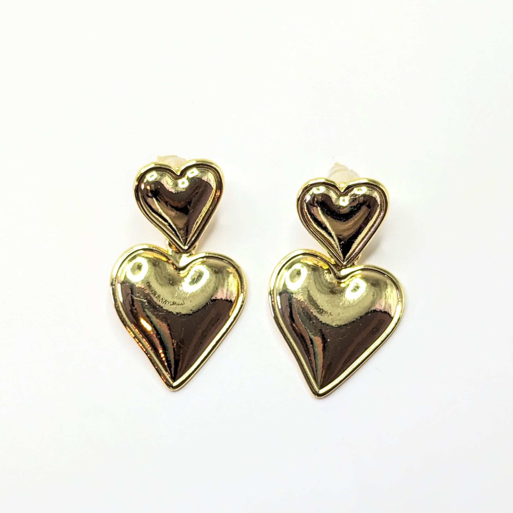 Double Heart Earrings