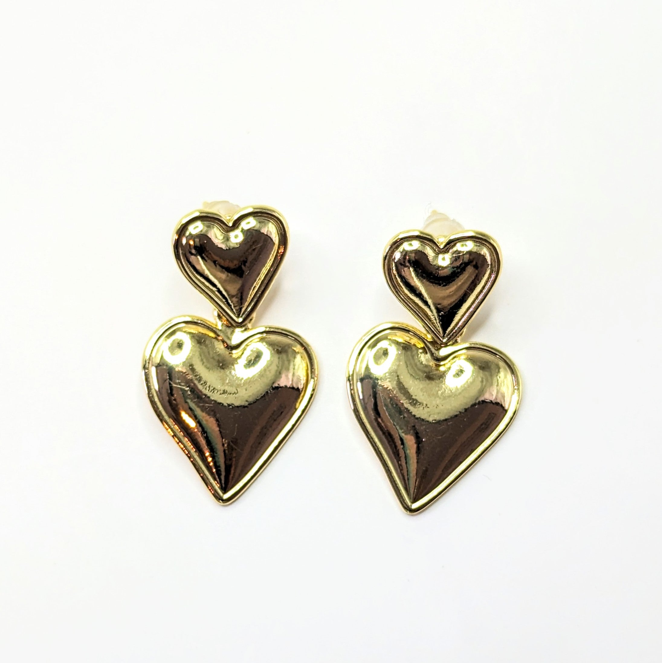 Double Heart Earrings