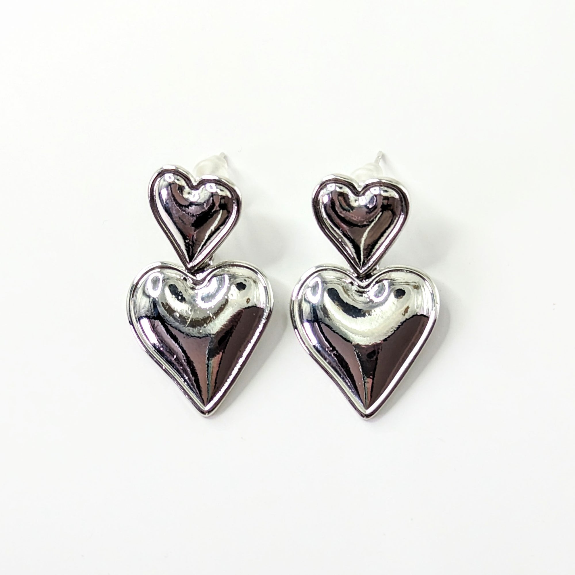 Double Heart Earrings
