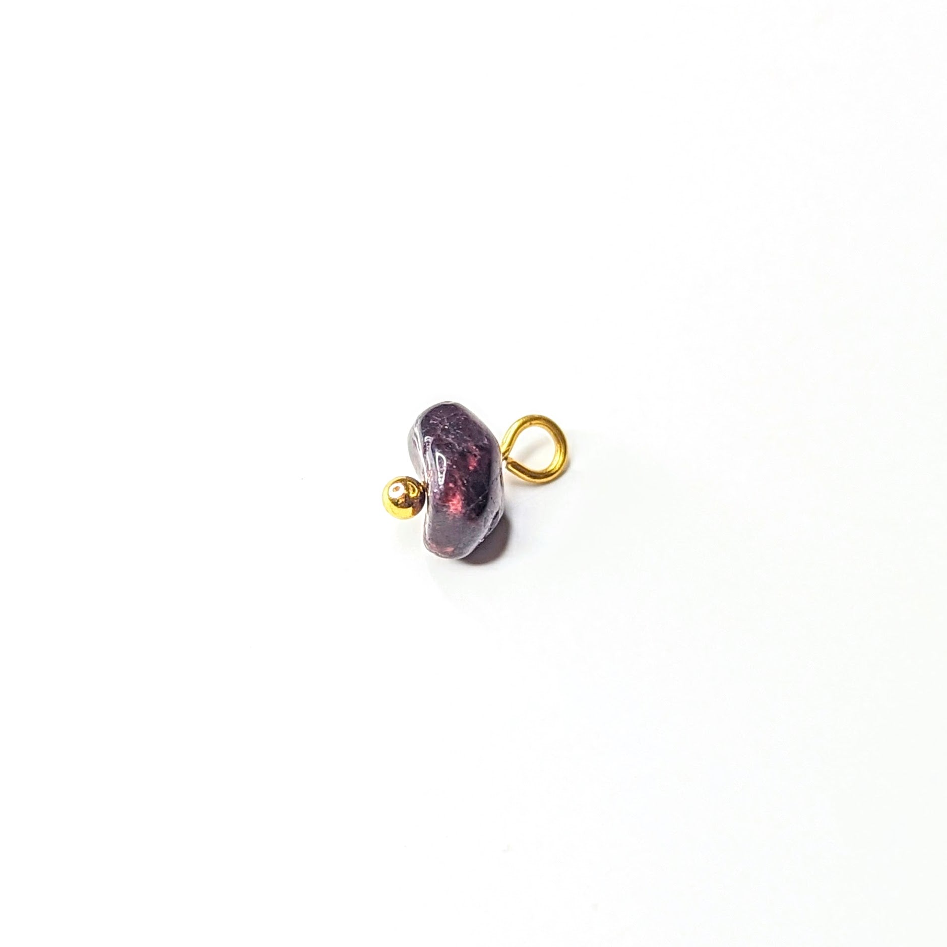 Garnet Crystal Charm