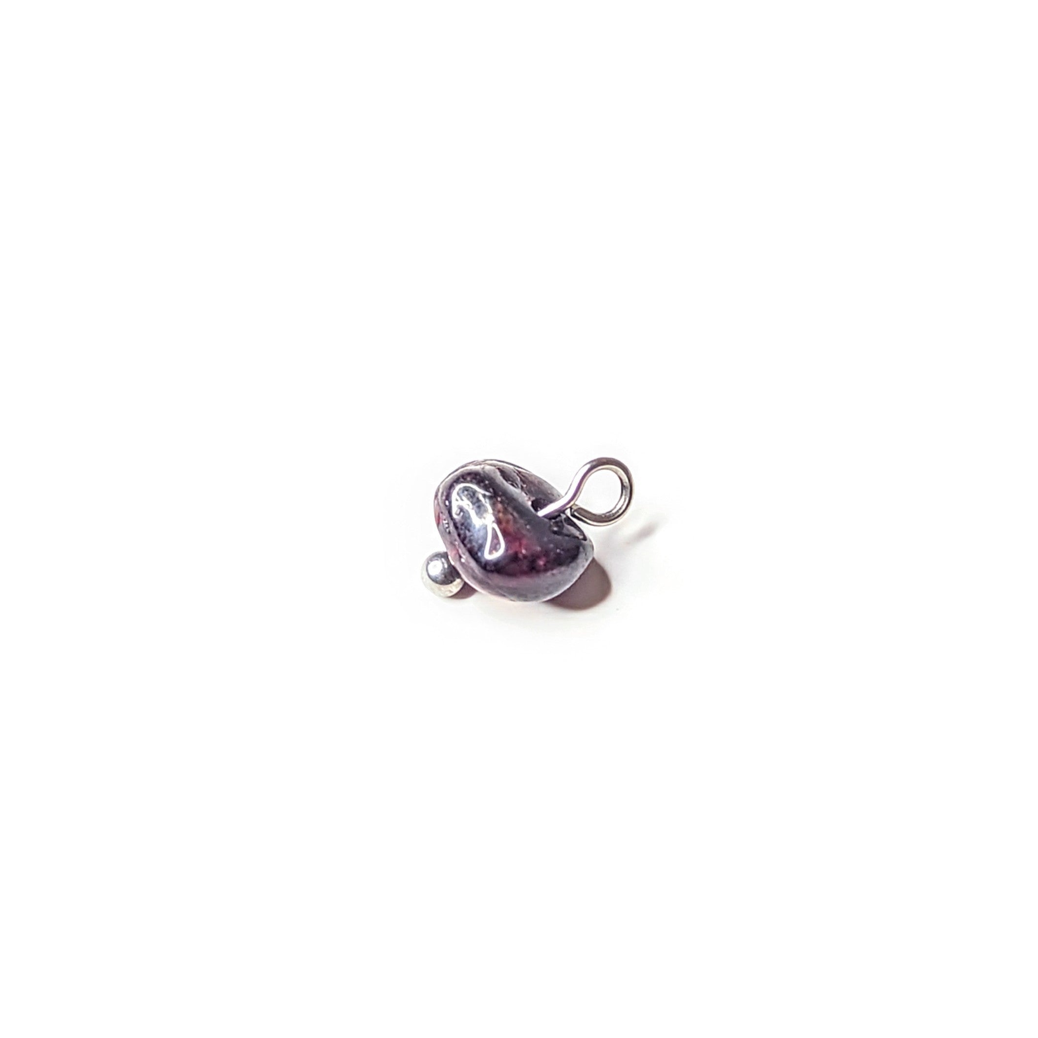 Garnet Crystal Charm
