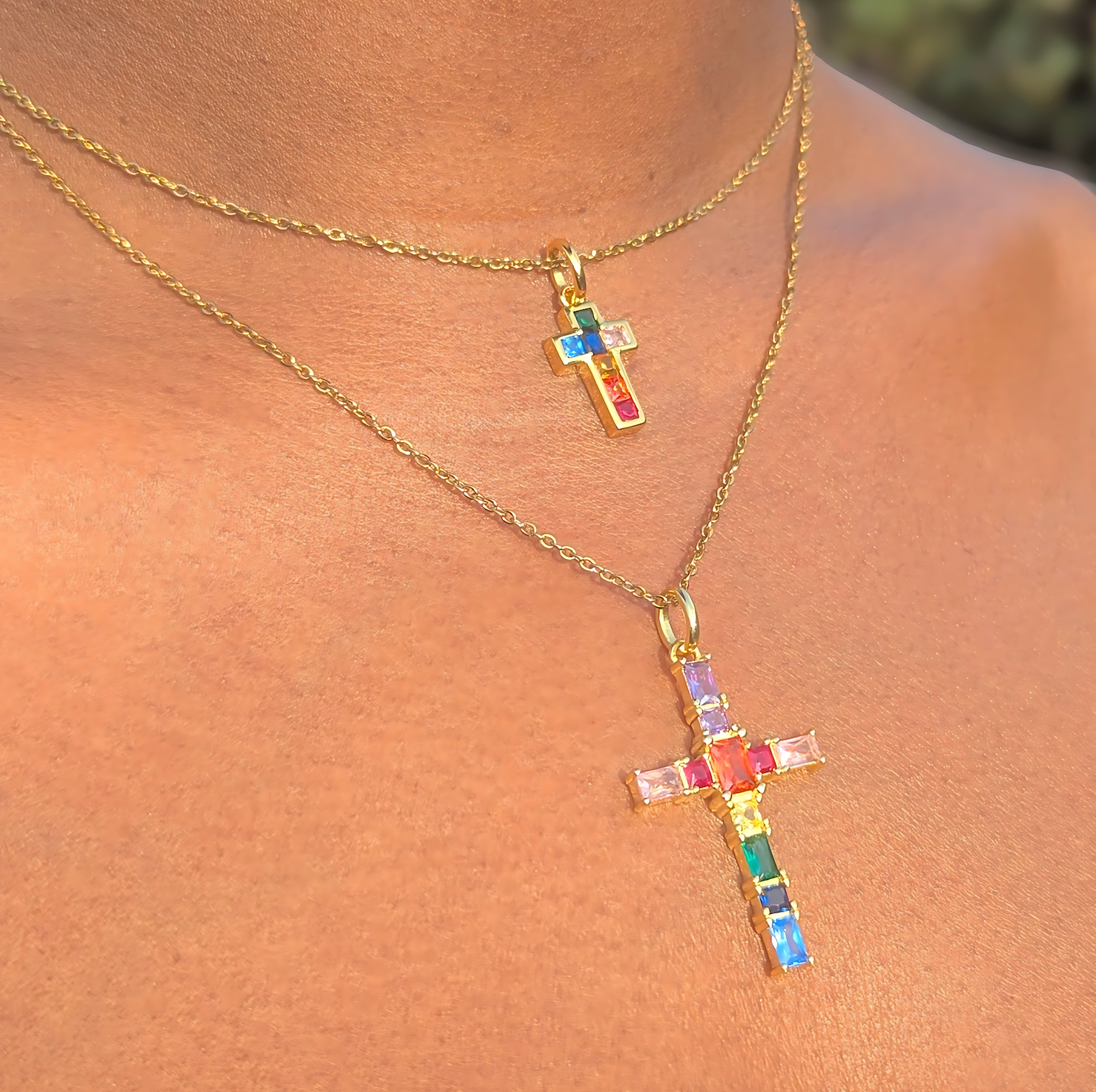 'Holy Hue' Mini Pendant Necklace