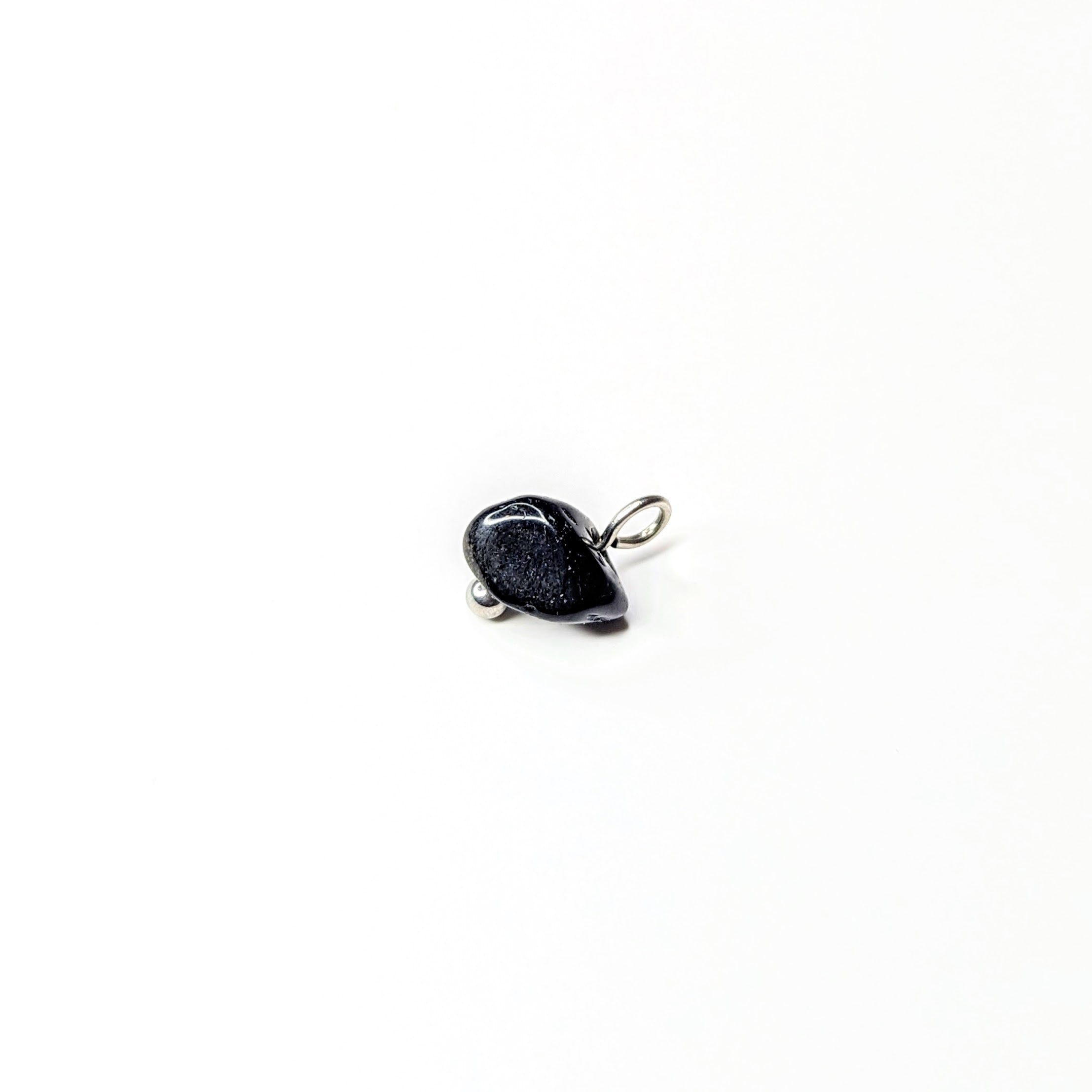 Obsidian Crystal Charm