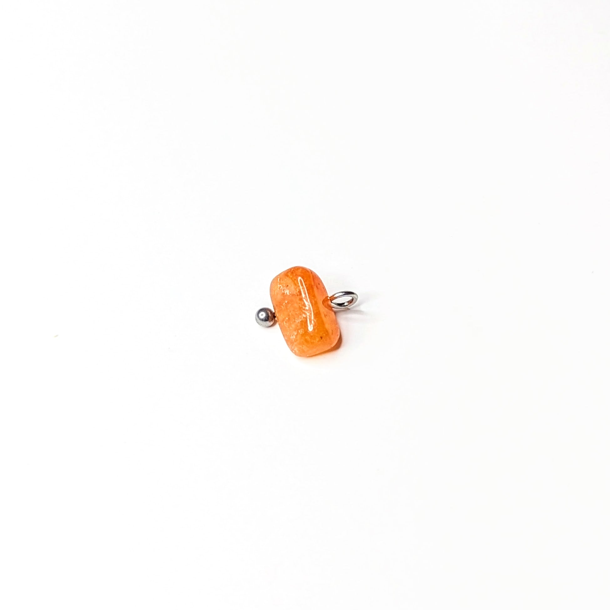 Orange Aventurine Crystal Charm