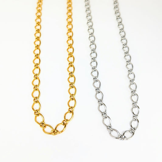 Oval Chain Waterproof Necklace