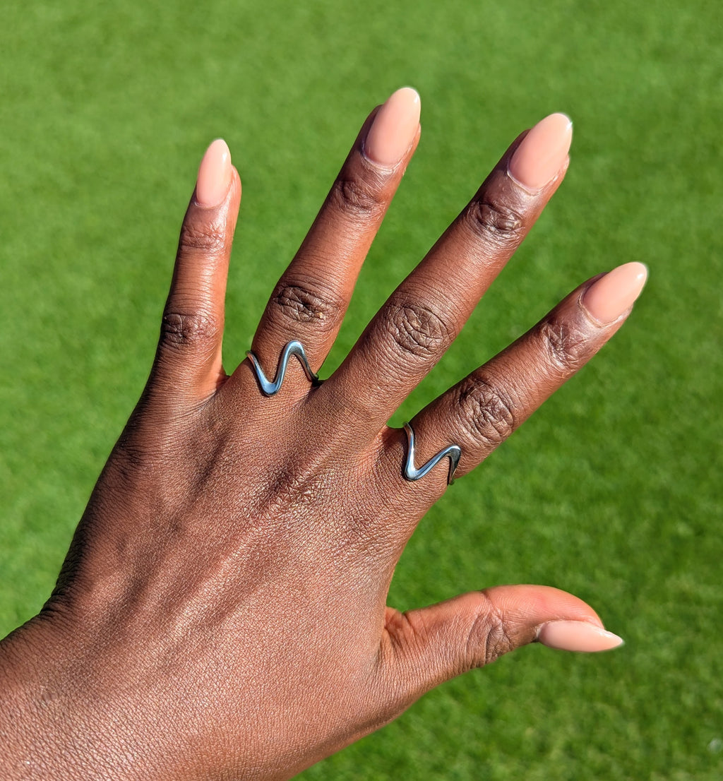 Adjustable Wave Ring