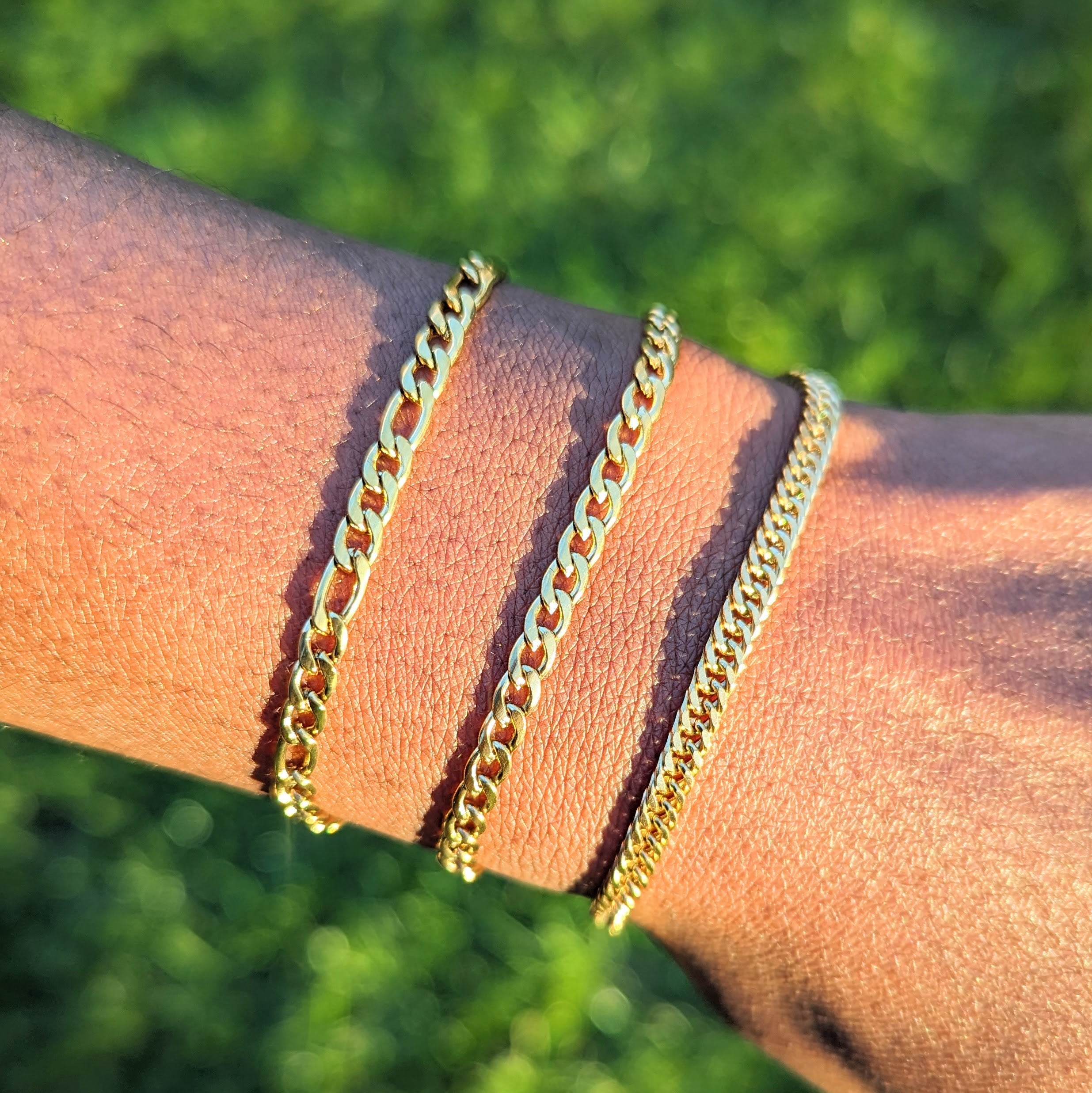 Figaro Chain Waterproof Bracelet