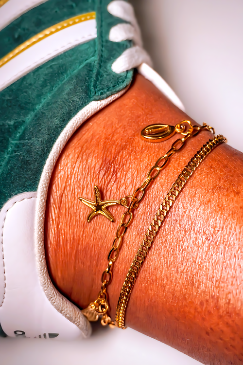 'Beach Please' Charm Anklet