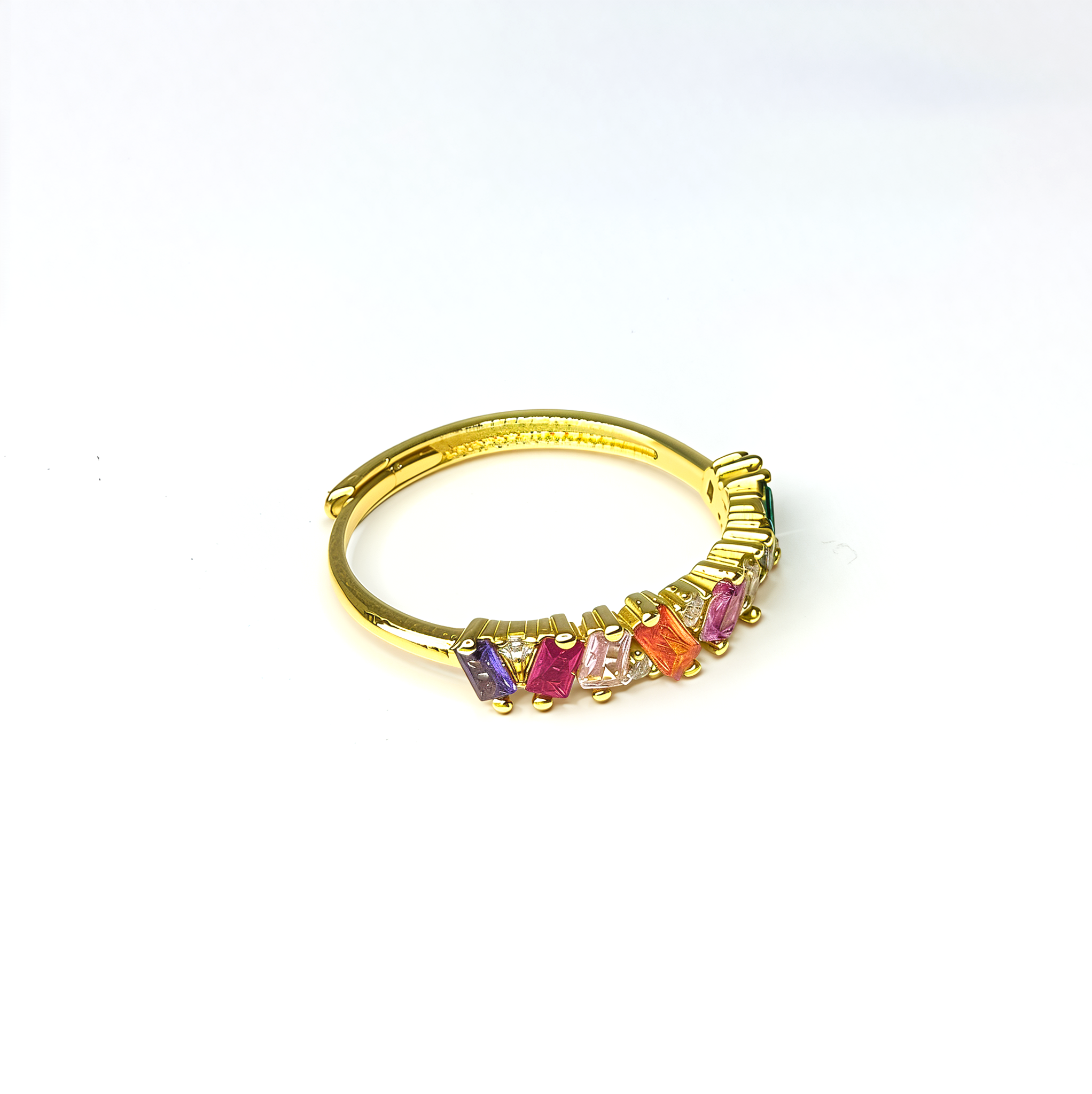 PREMIUM Adjustable 'Rainbow Cluster' Ring