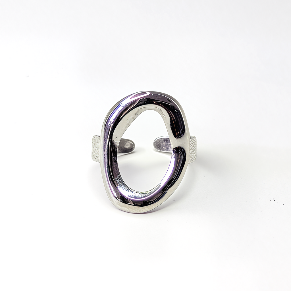 Adjustable 'Open Circle' Ring