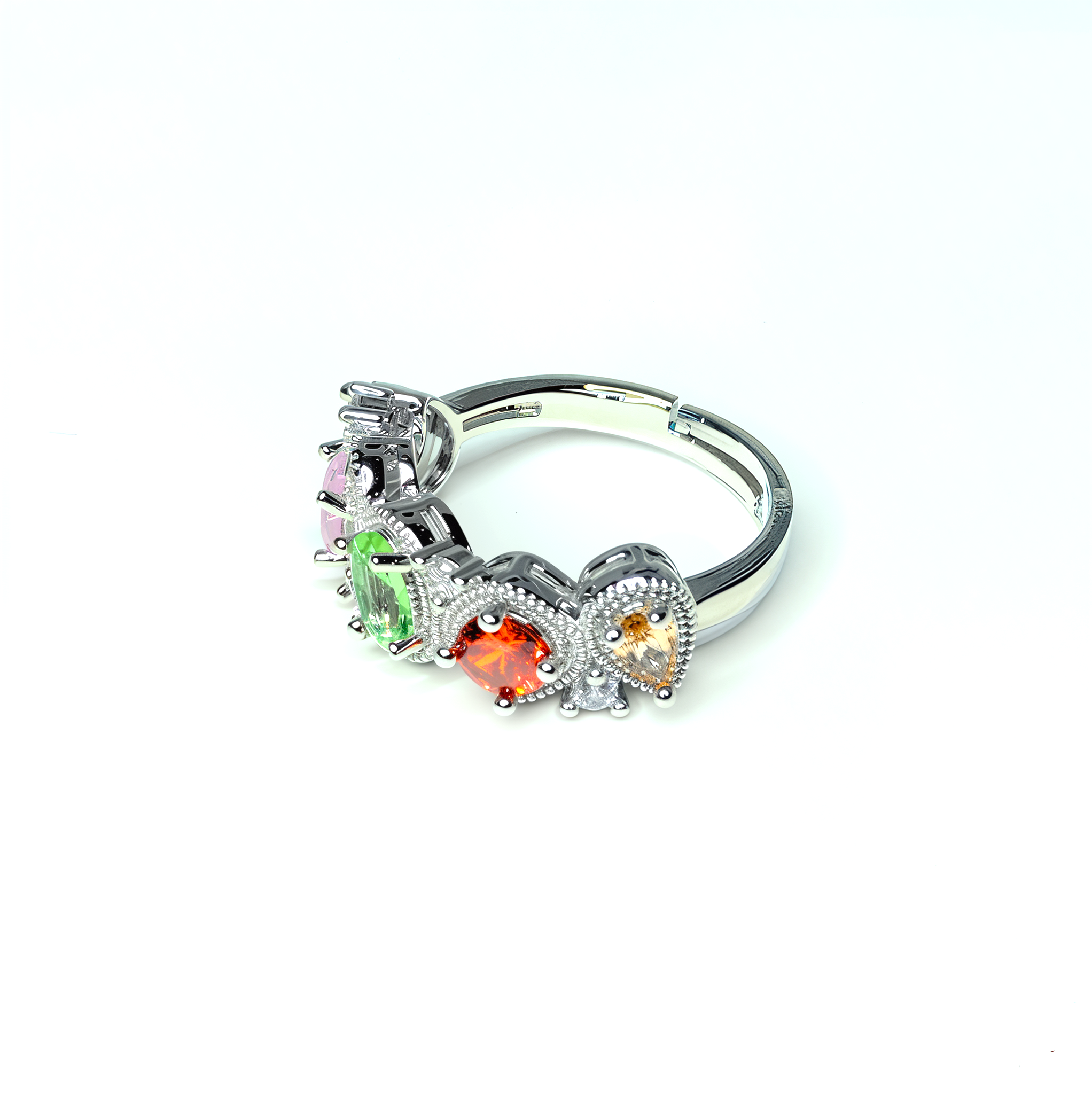 PREMIUM Adjustable 'Rainbow Blast' Ring