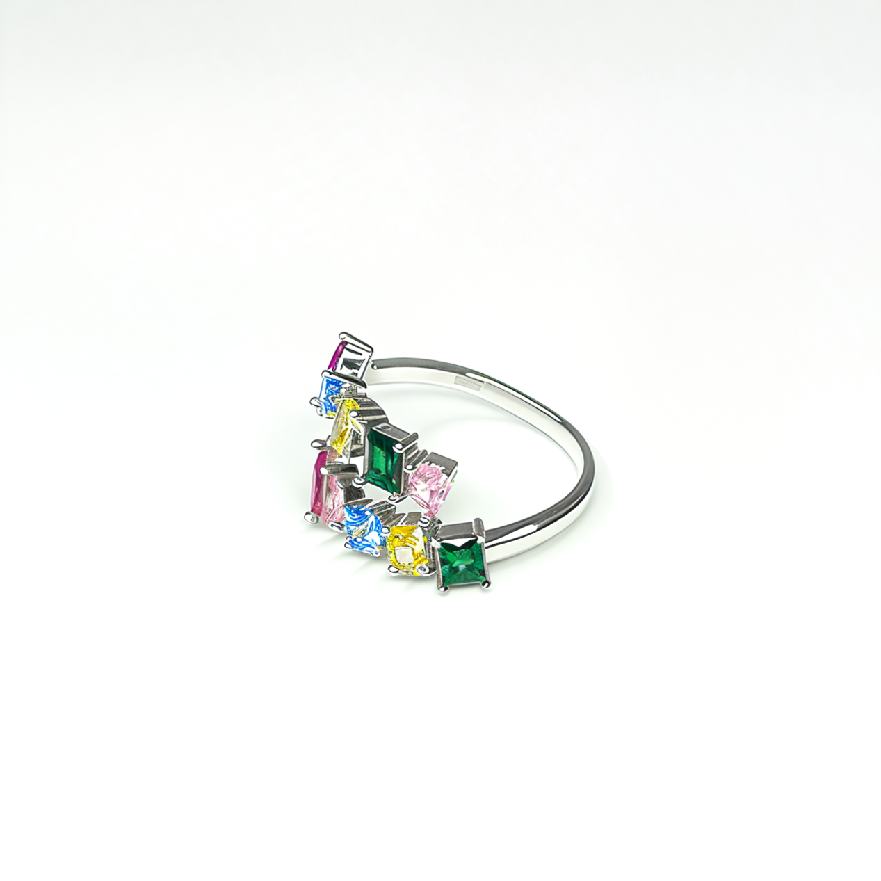 PREMIUM Adjustable 'Rainbow Array' Ring