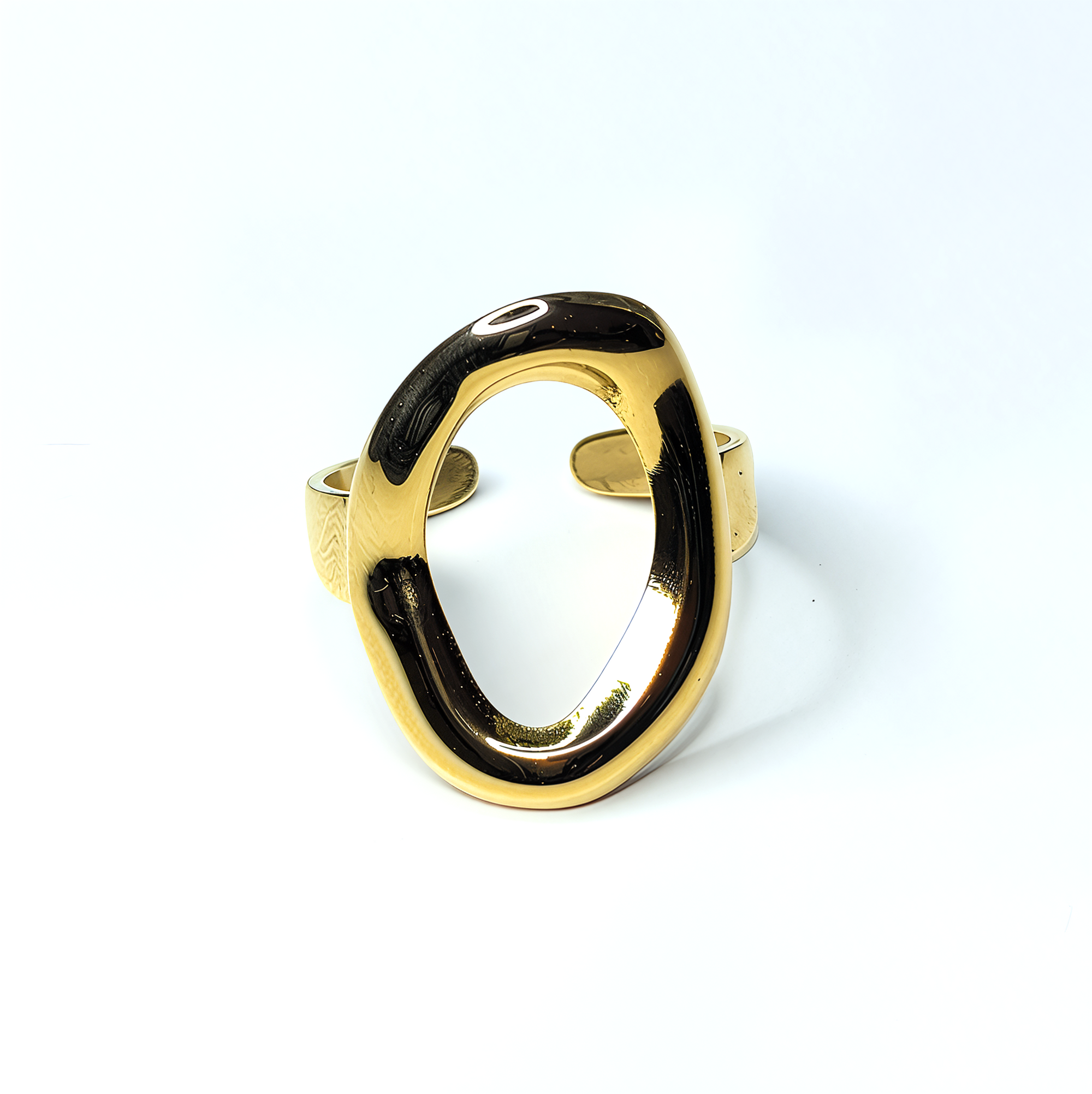 Adjustable 'Open Circle' Ring