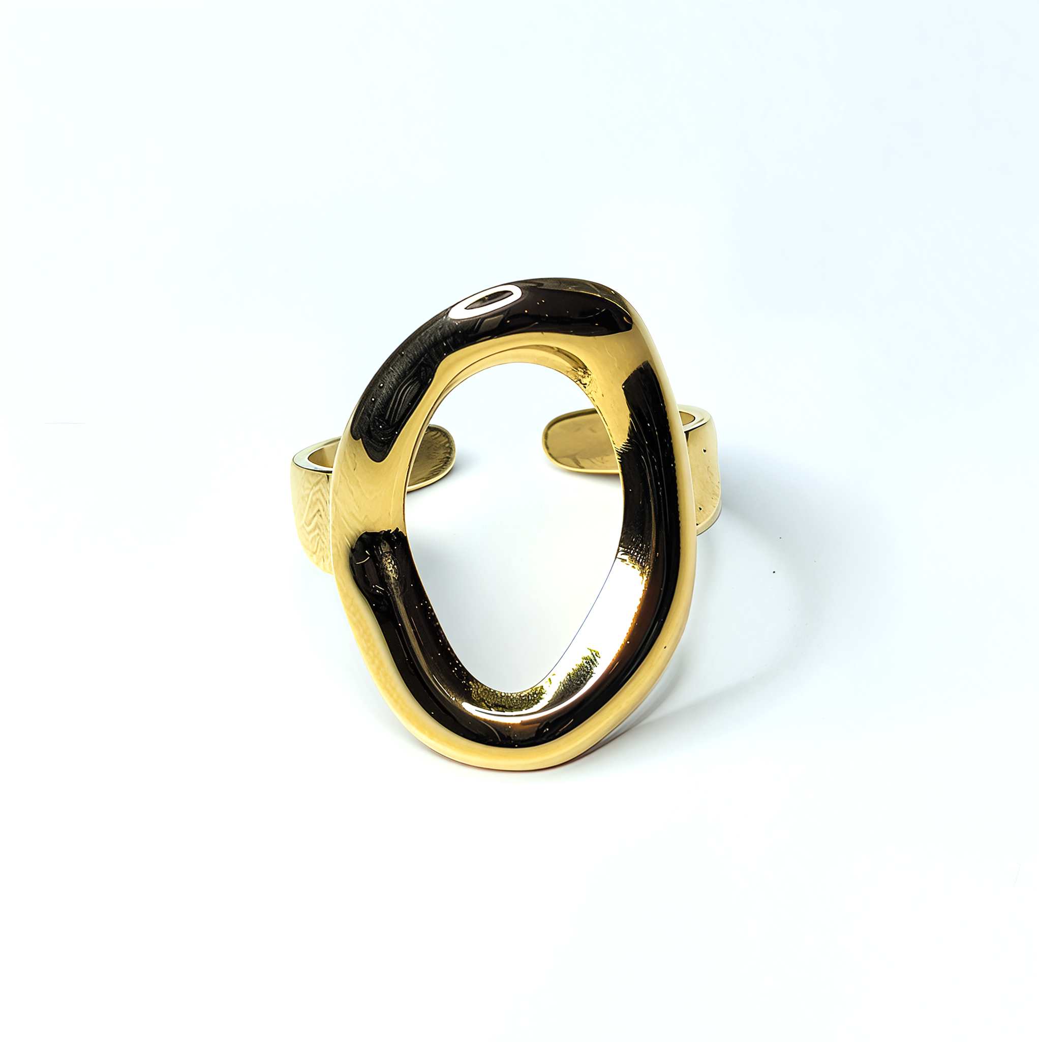 Adjustable 'Open Circle' Ring