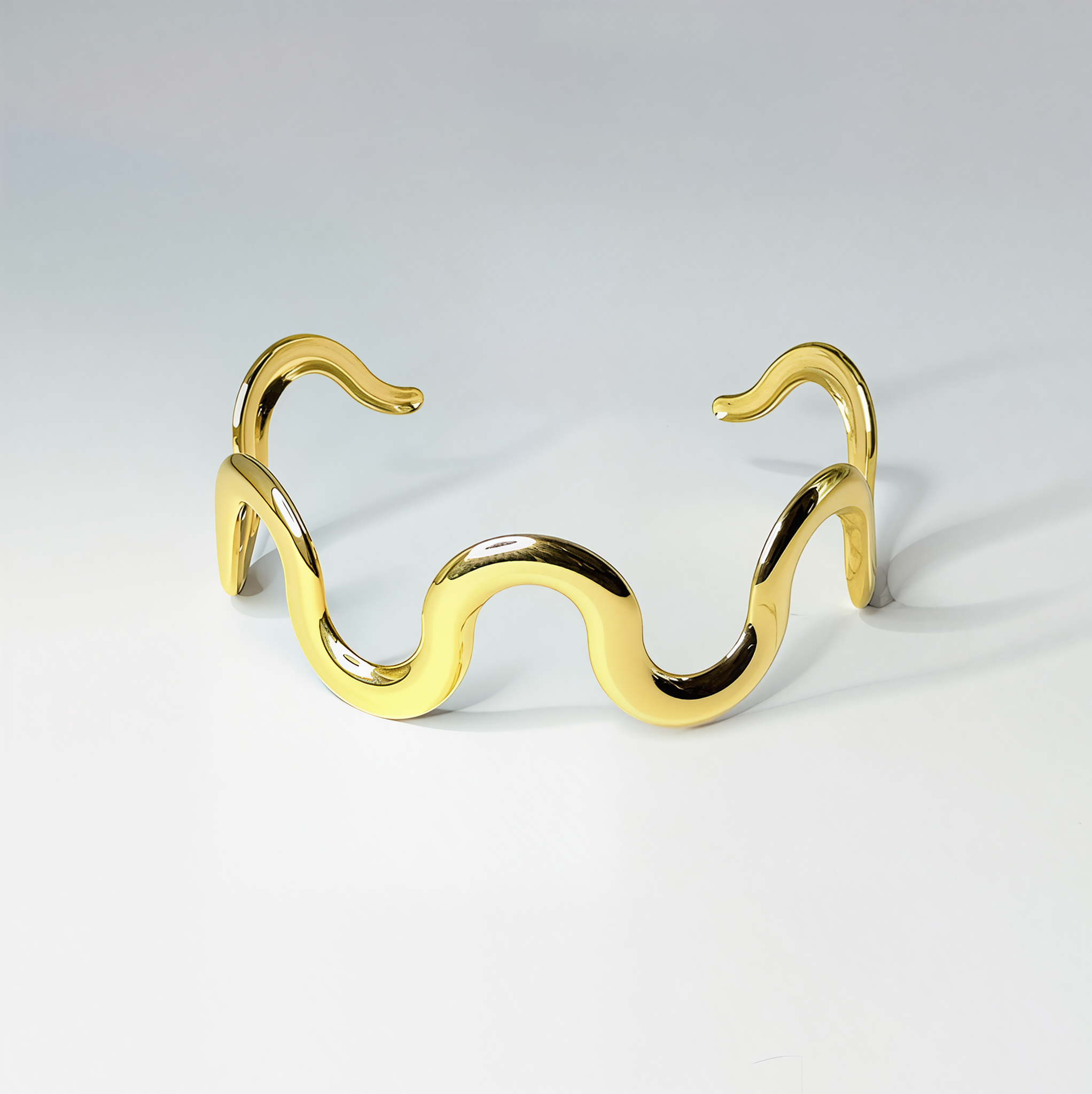 Adjustable 'Swirl' Cuff Bangle