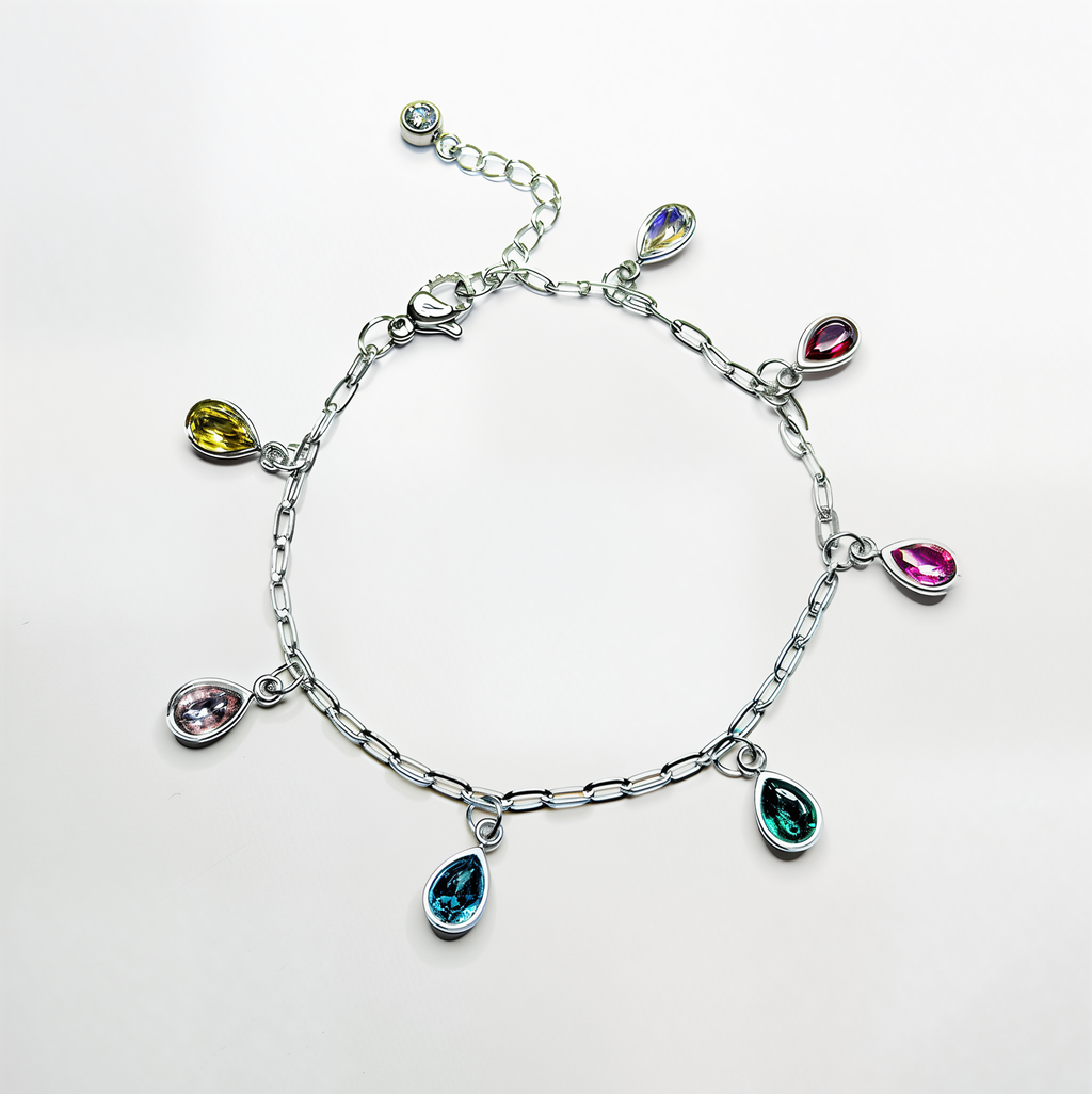 'Taste The Rainbow' Charm Bracelet