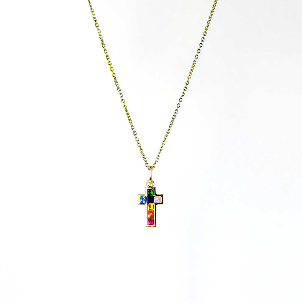 'Holy Hue' Mini Pendant Necklace