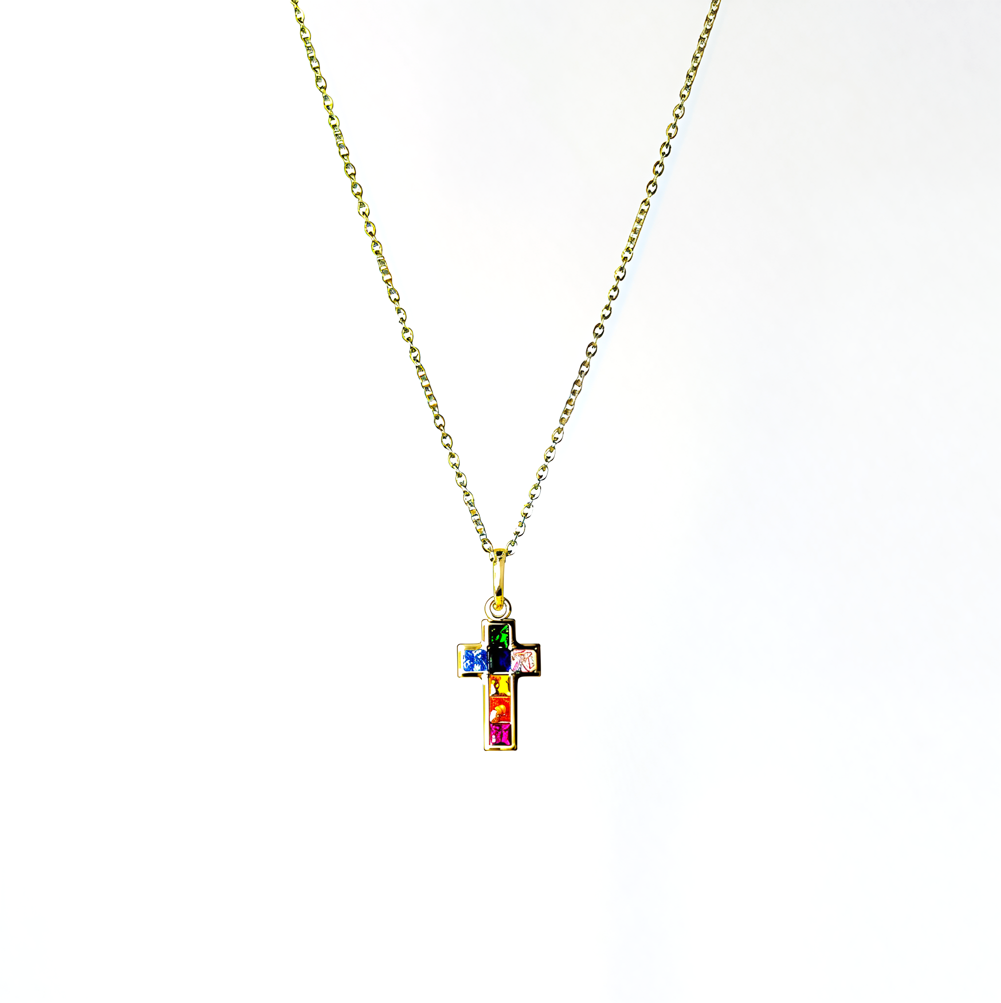 'Holy Hue' Mini Pendant Necklace