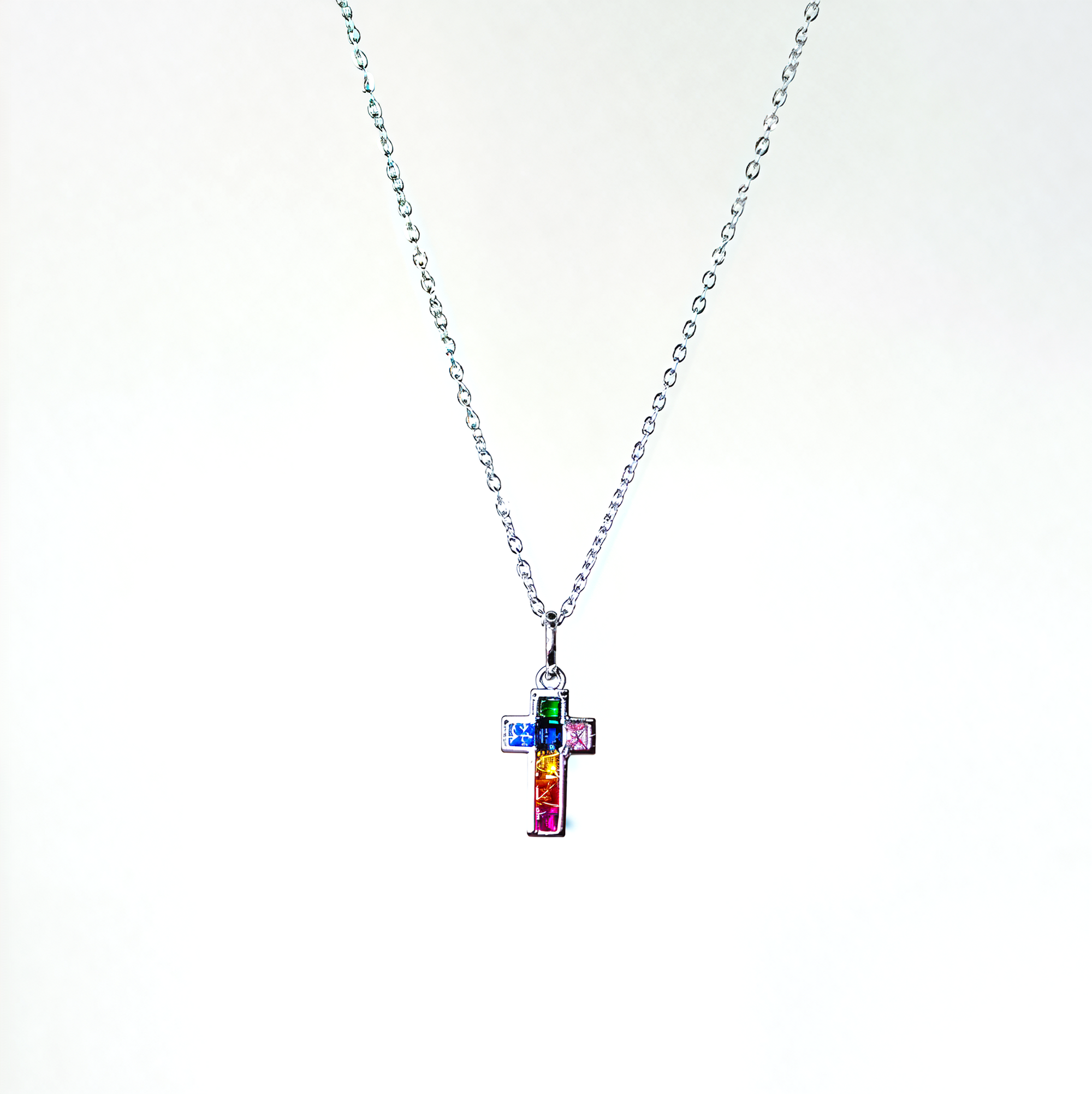 'Holy Hue' Mini Pendant Necklace