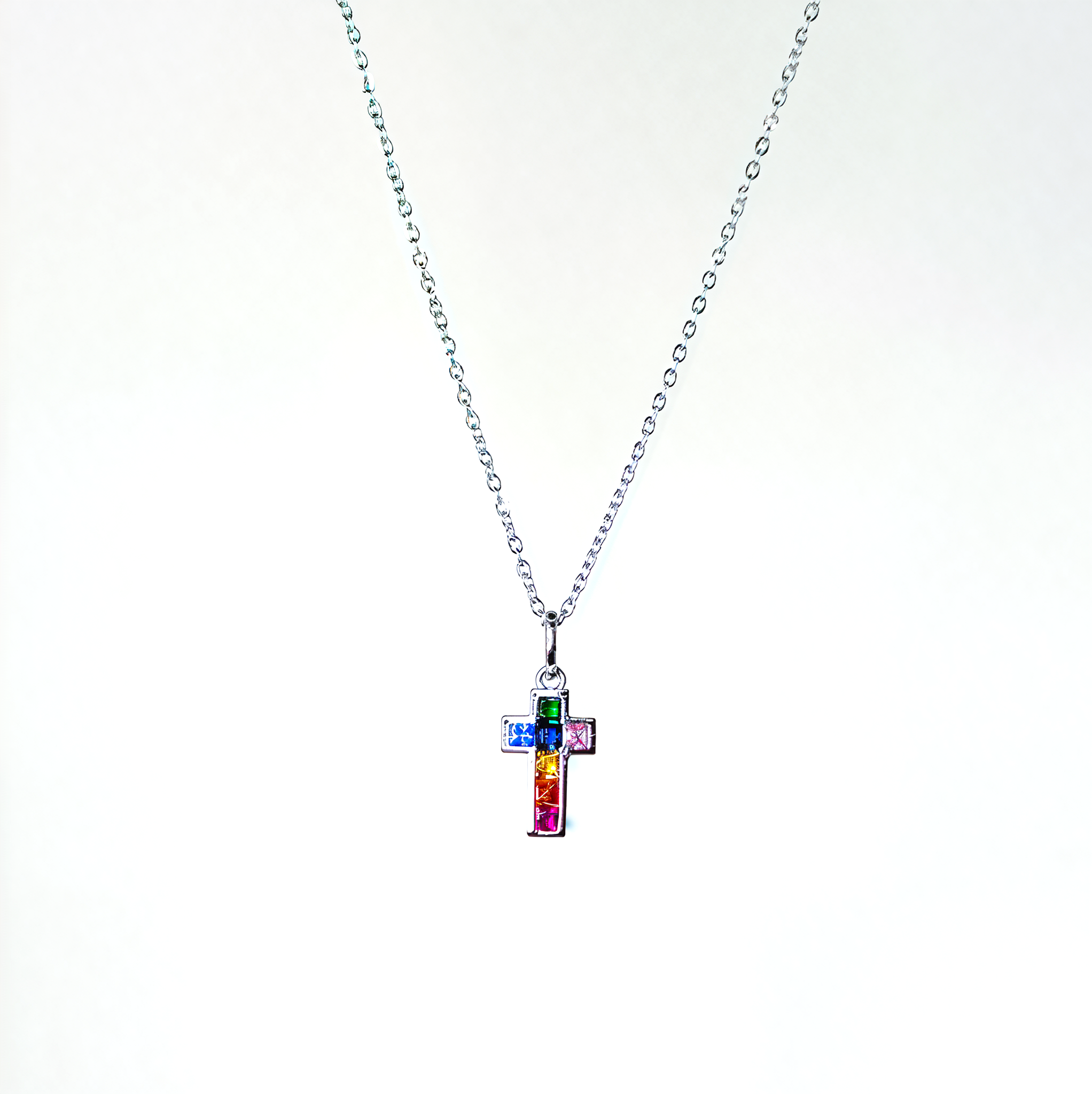 'Holy Hue' Mini Pendant Necklace