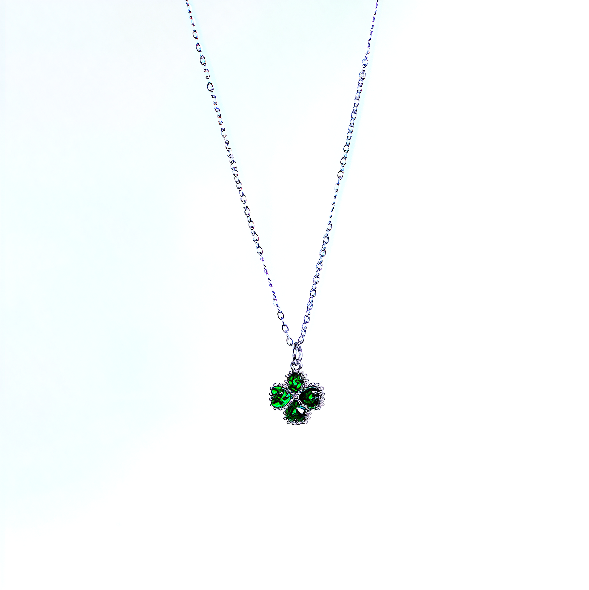 'Clover The Rainbow' Pendant Necklace