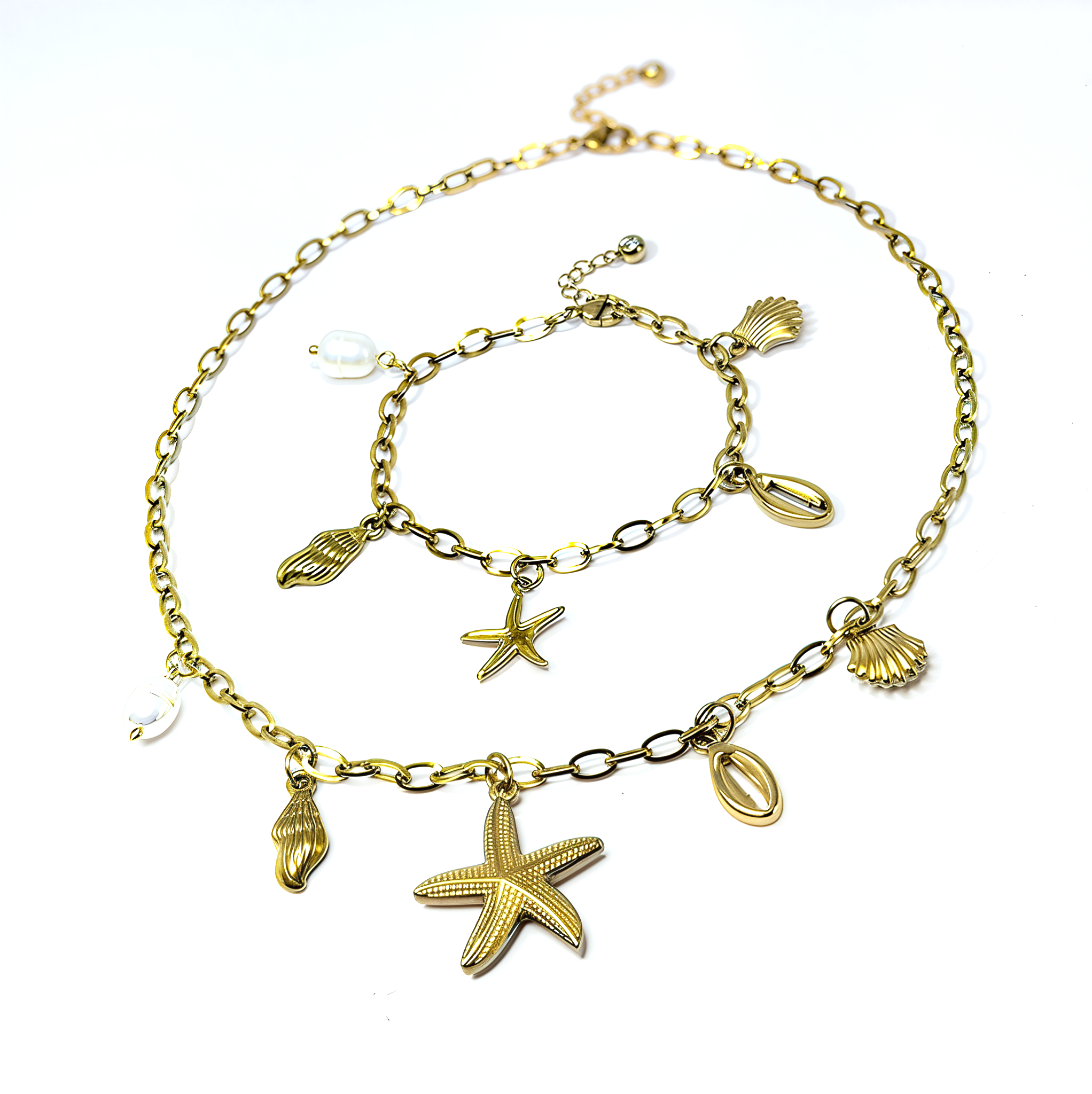 'Beach Please' Charm Anklet
